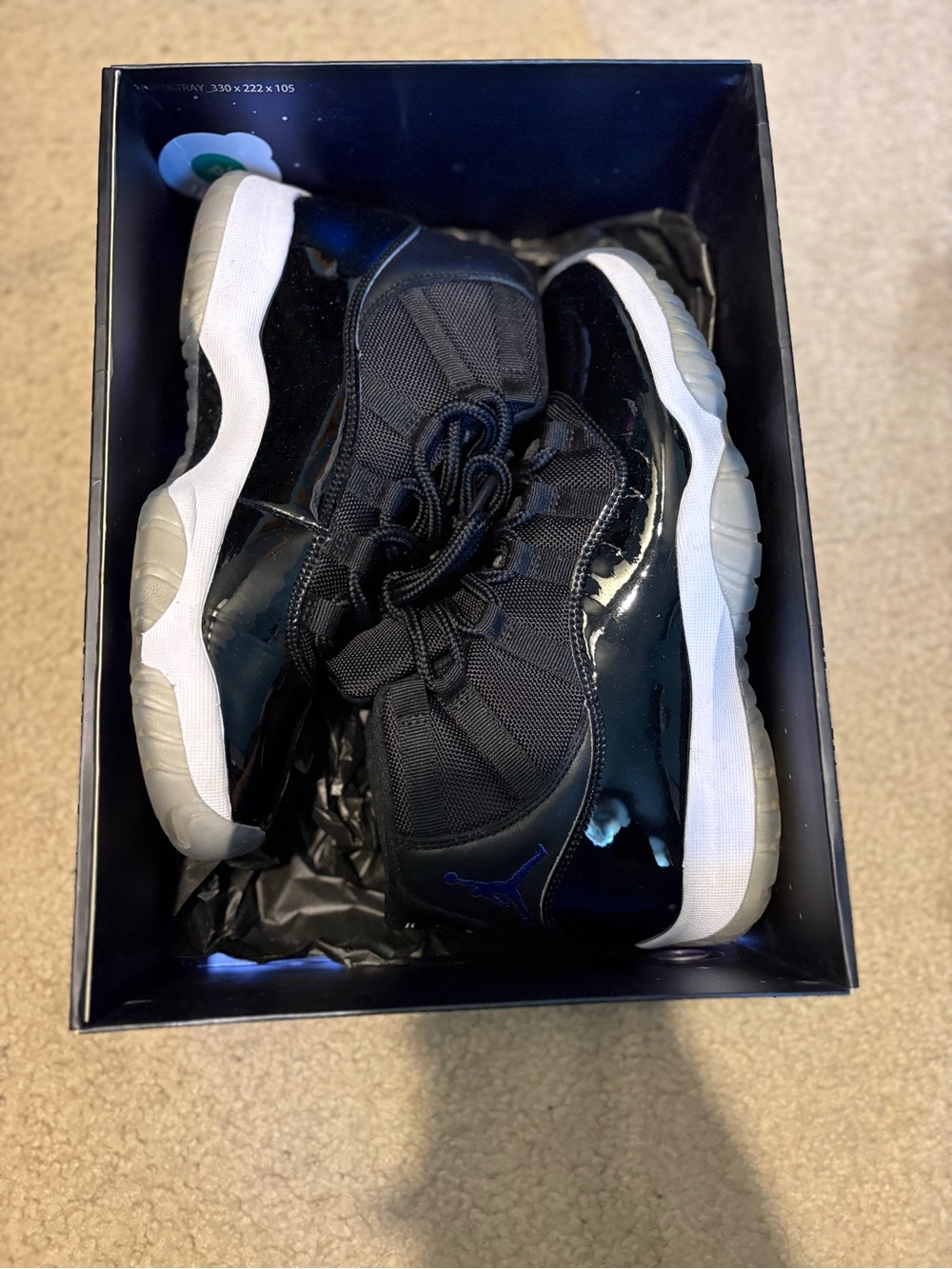 Jordan Retro 11 Low - Space Jam - worn once